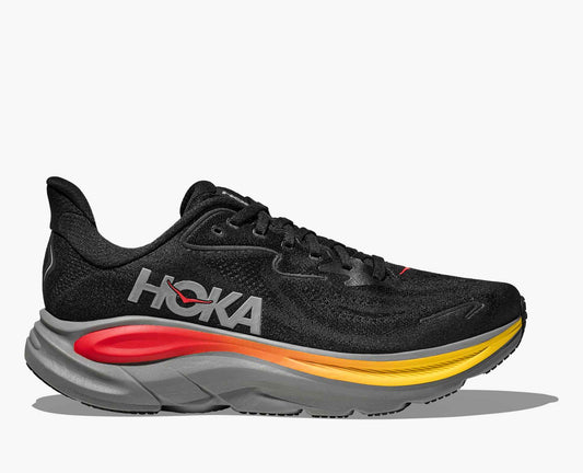 HOKA Clifton 10 black galactic grey