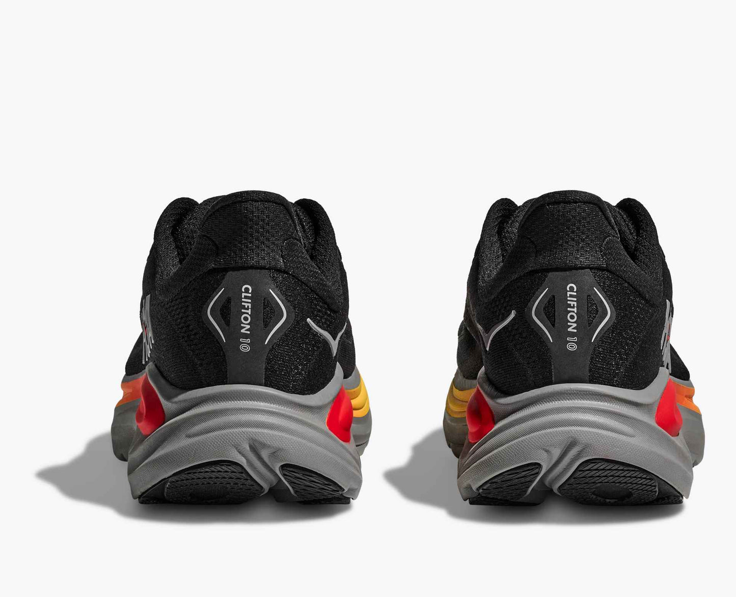 HOKA Clifton 10 black galactic grey