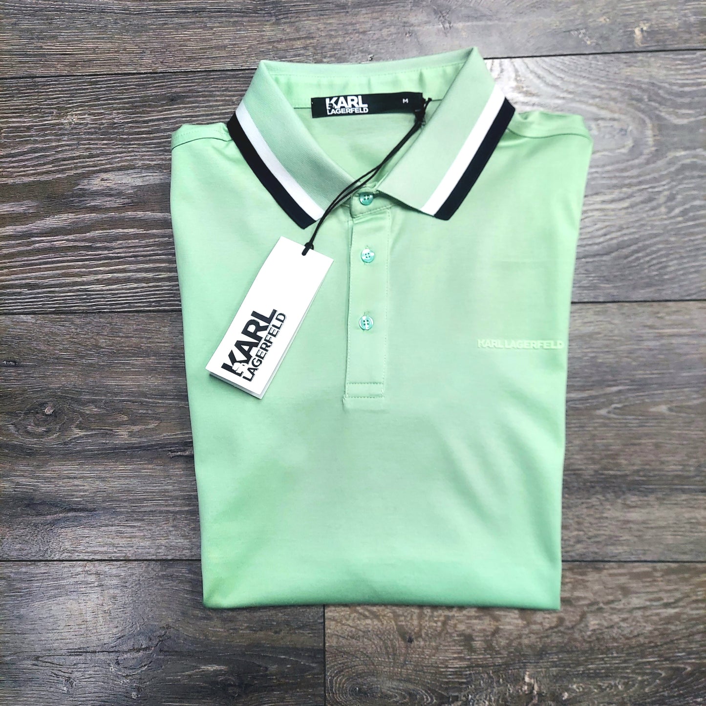 Karl Lagerfeld polo tipped polo