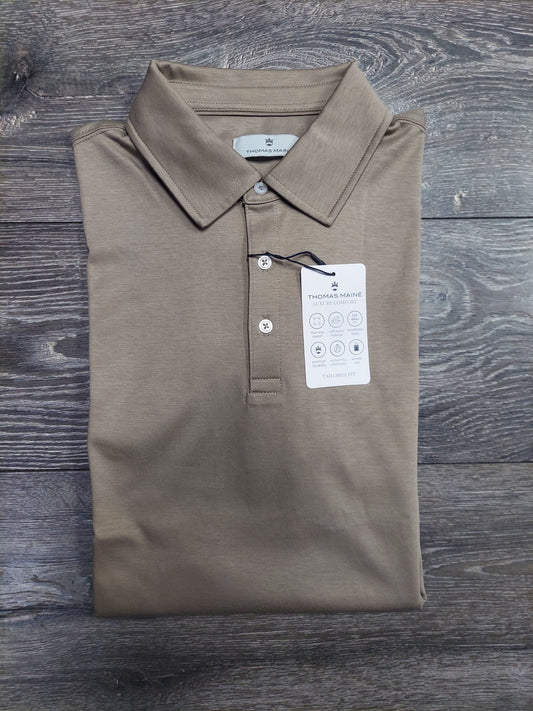 Thomas Maine long Sleeve polo