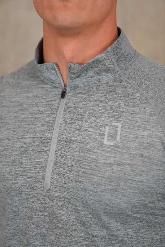 Bulletto Formation 1/4 Zip Light Grey
