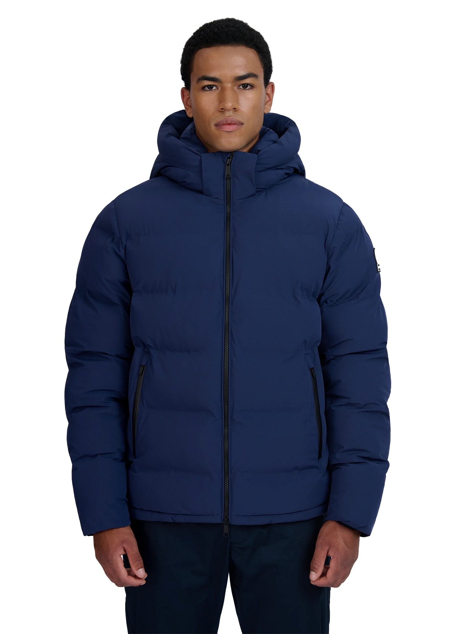 Sandbanks banks waterproof puffer jkt navy