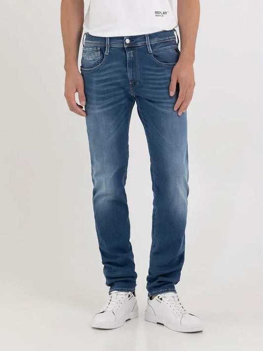 Replay- Jeans slim fit Anbass hyperflex eco plus blue