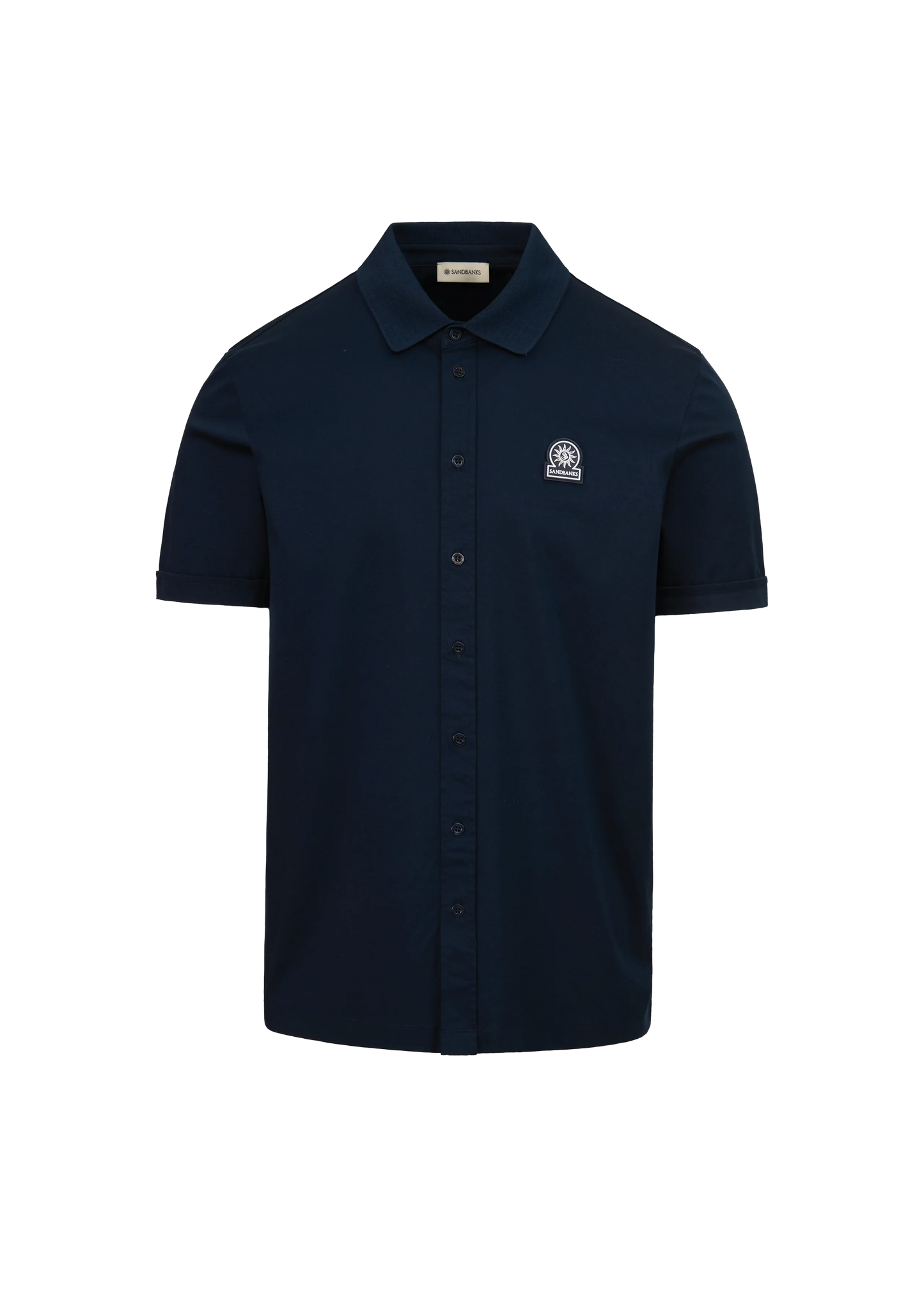 Sandbanks full button interlock polo