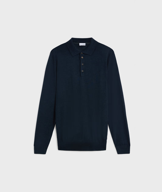 Pal Zileri 3 button fine knit polo