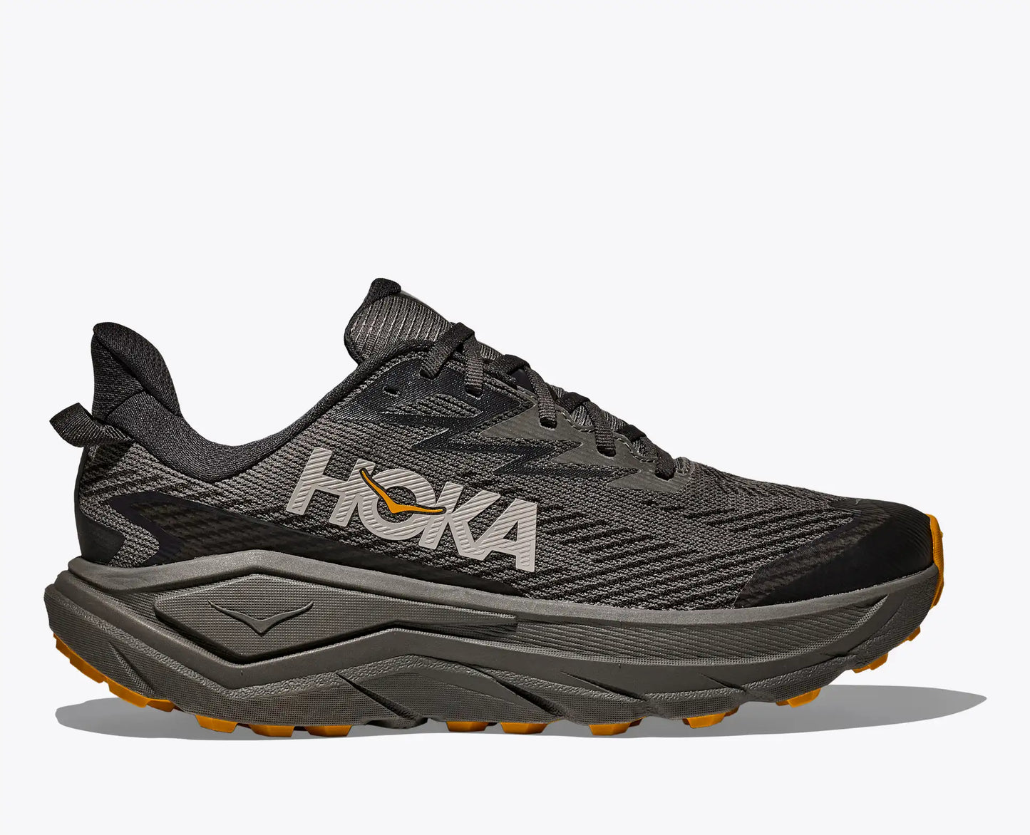 HOKA challenger 8 GTX grey/yellow