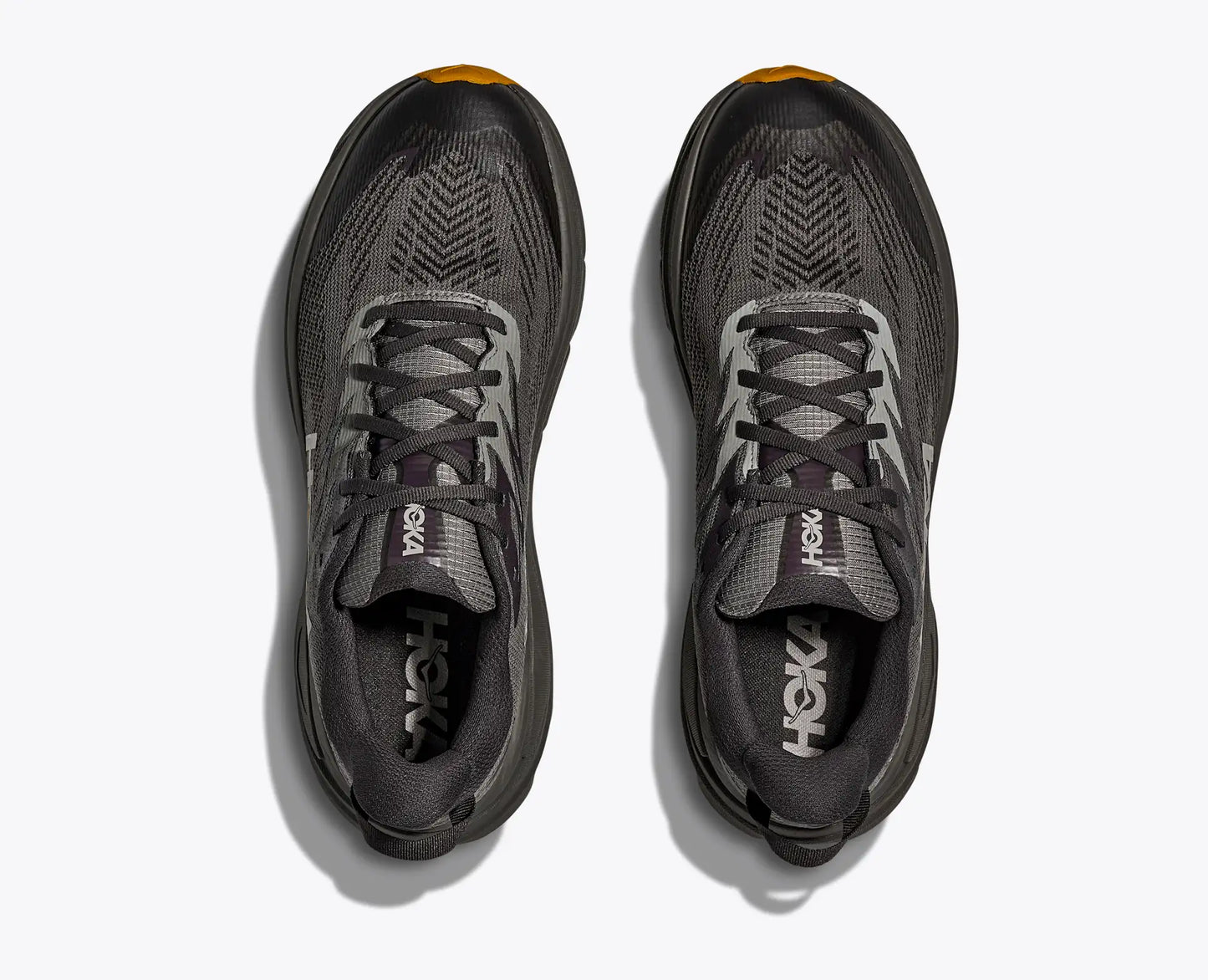 HOKA challenger 8 GTX grey/yellow