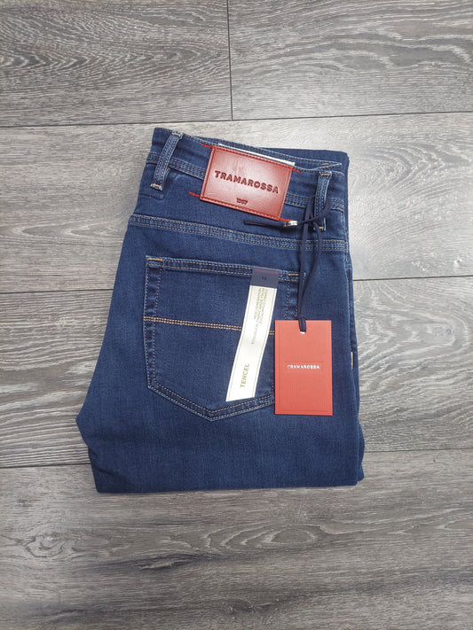 Tramarossa Leonardo mid blue slim jeans