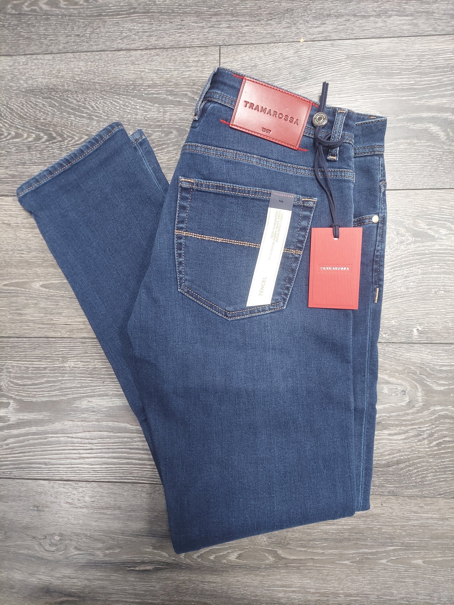 Tramarossa Leonardo mid blue slim jeans