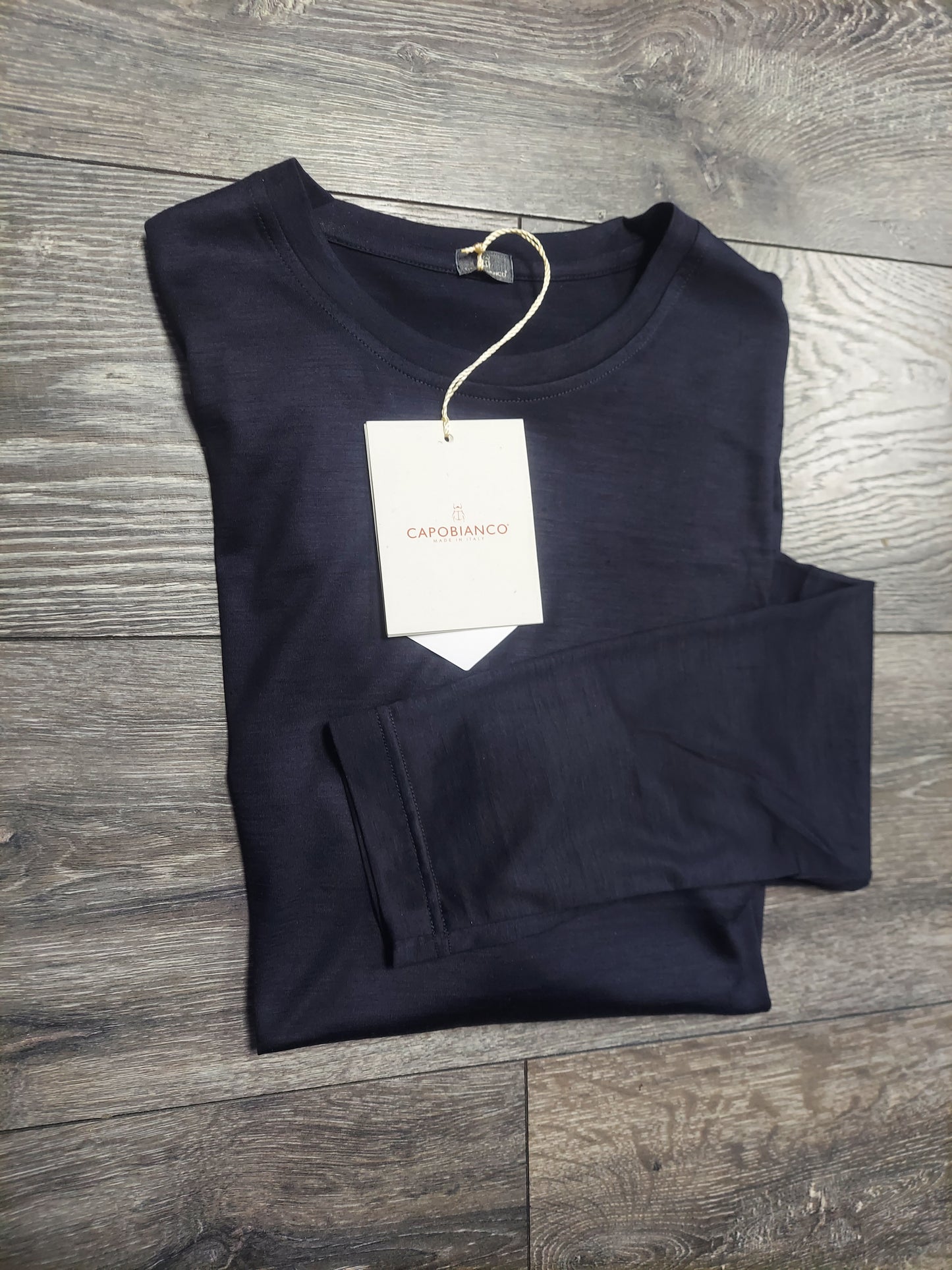 Capobianco long sleeve T shirt (navy)