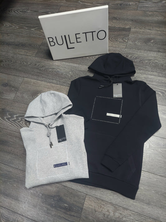 Bulletto life hoodie - Marl /grey, black