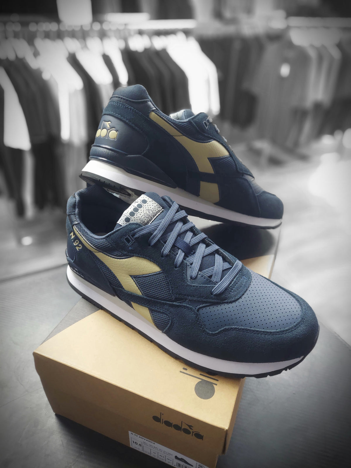 Diadora  N 92 Advance navy/dune green