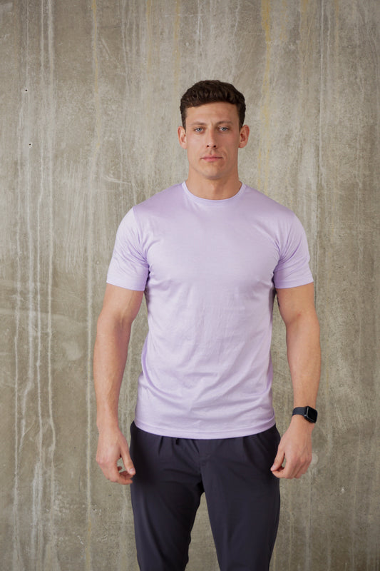 Bulletto Mercerised Cotton T Shirt Lilac