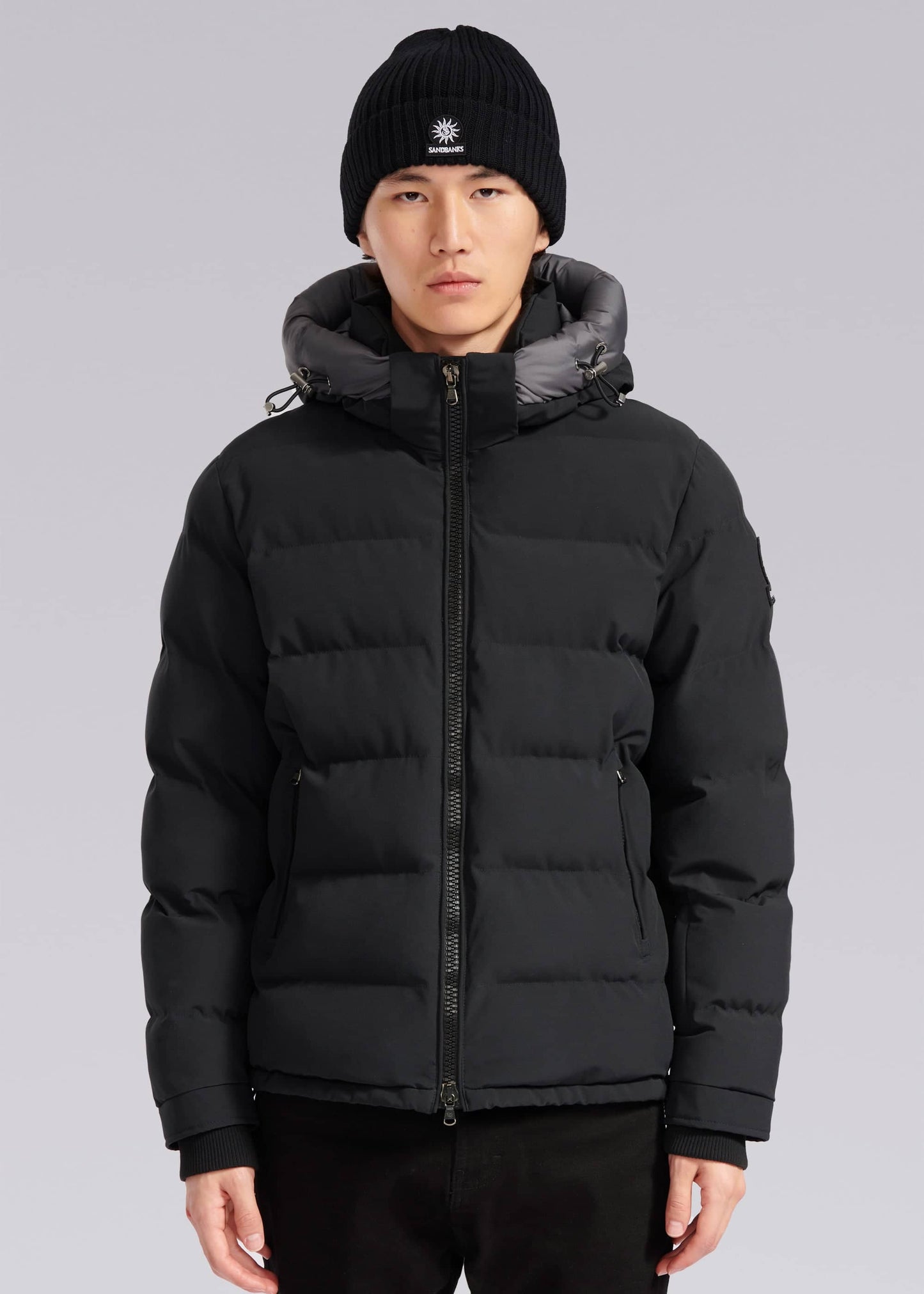 Sandbanks  banks puffer jkt black/navy