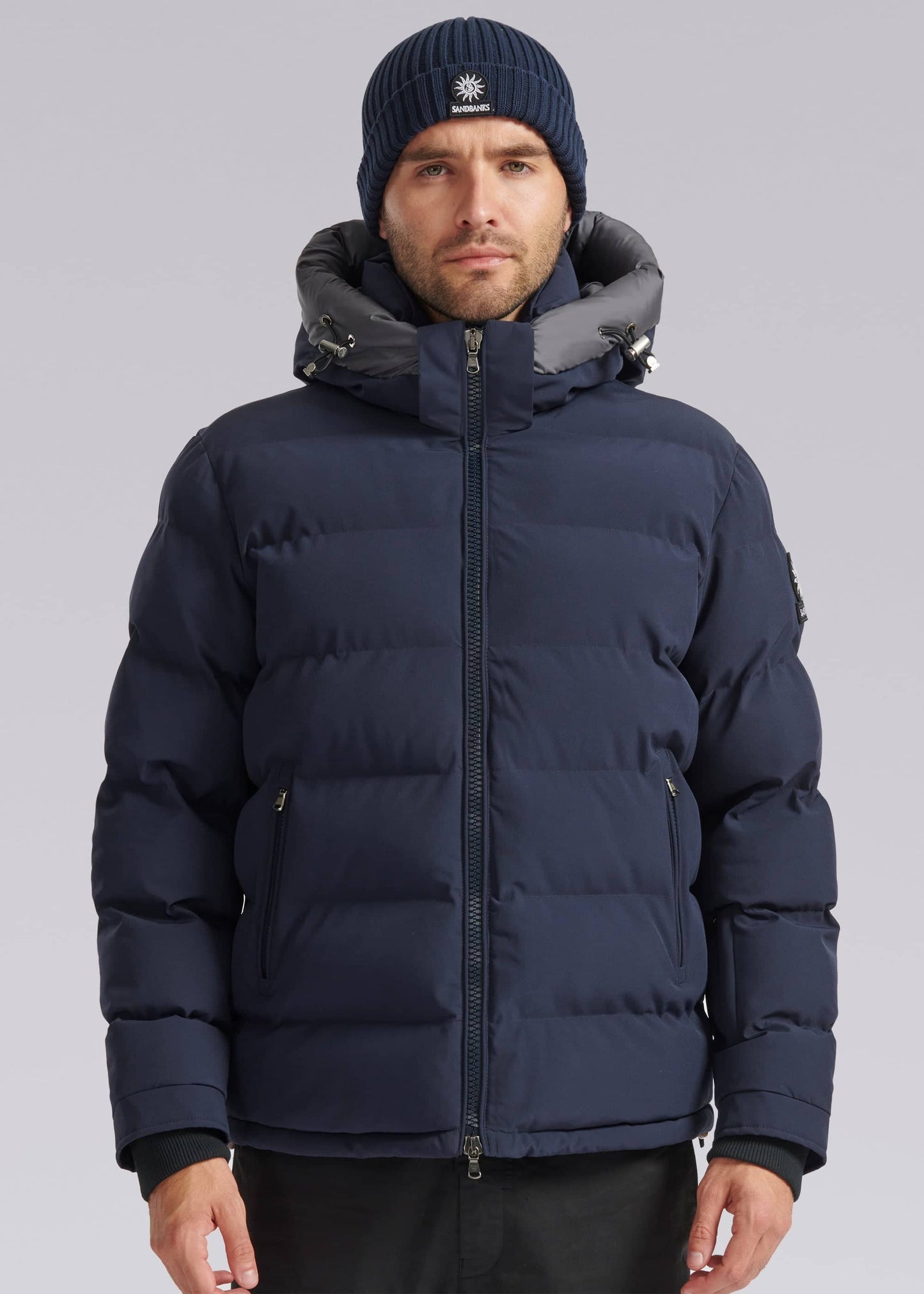 Sandbanks  banks puffer jkt black/navy