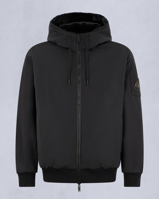 Moose Knuckles Roland reversible bunny (black)