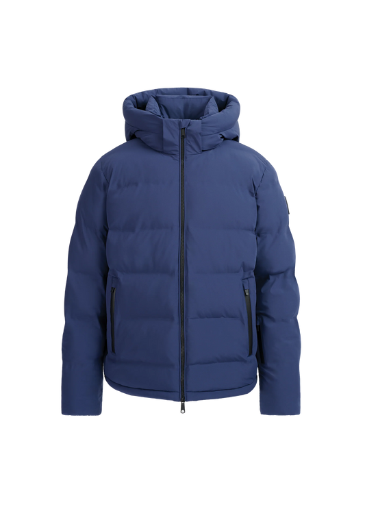 Sandbanks banks waterproof puffer jkt navy