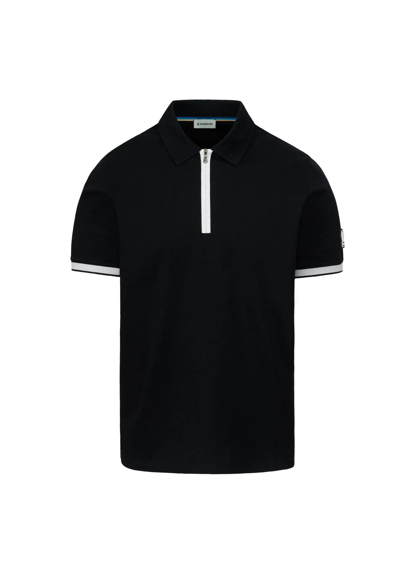 Sandbanks Silicone Zip Polo Shirt