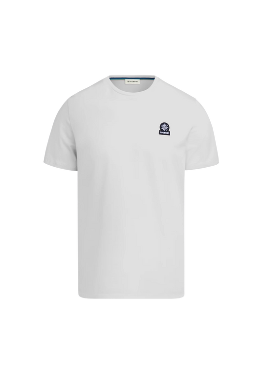 Sandbanks Badge Logo T-Shirt - white