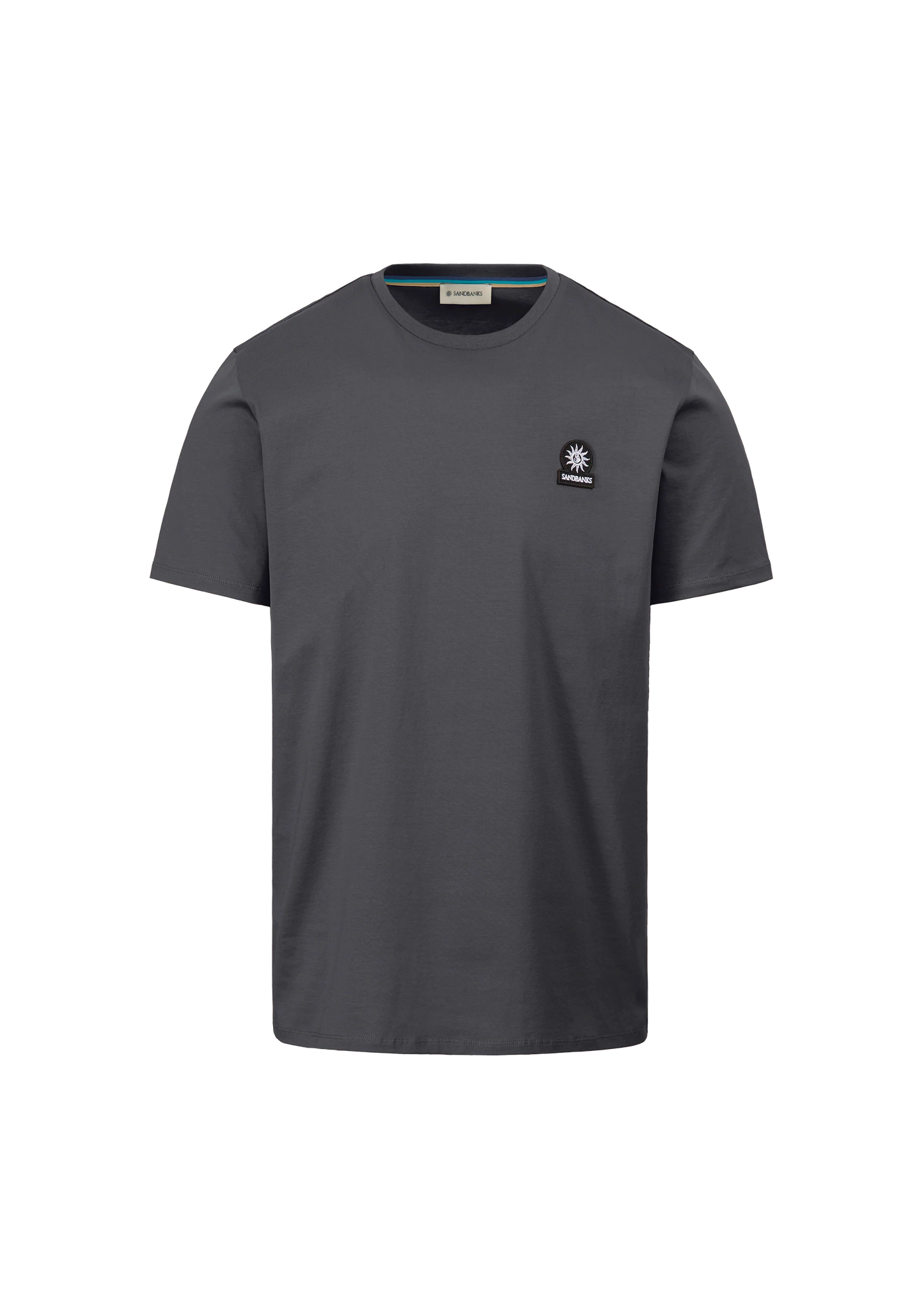 Sandbanks Badge Logo T-Shirt (anthracite)