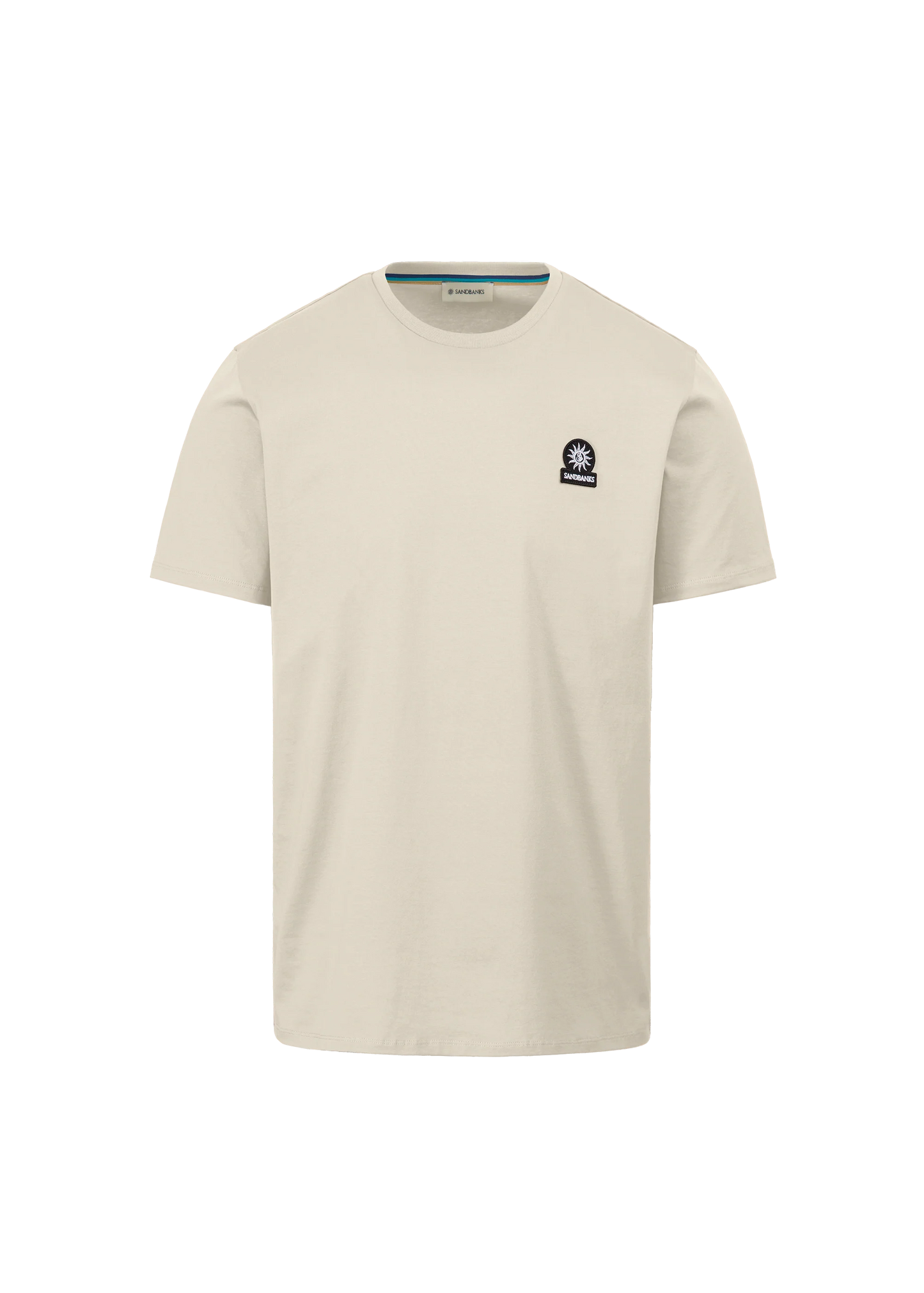 Sandbanks Badge Logo T-Shirt - stone