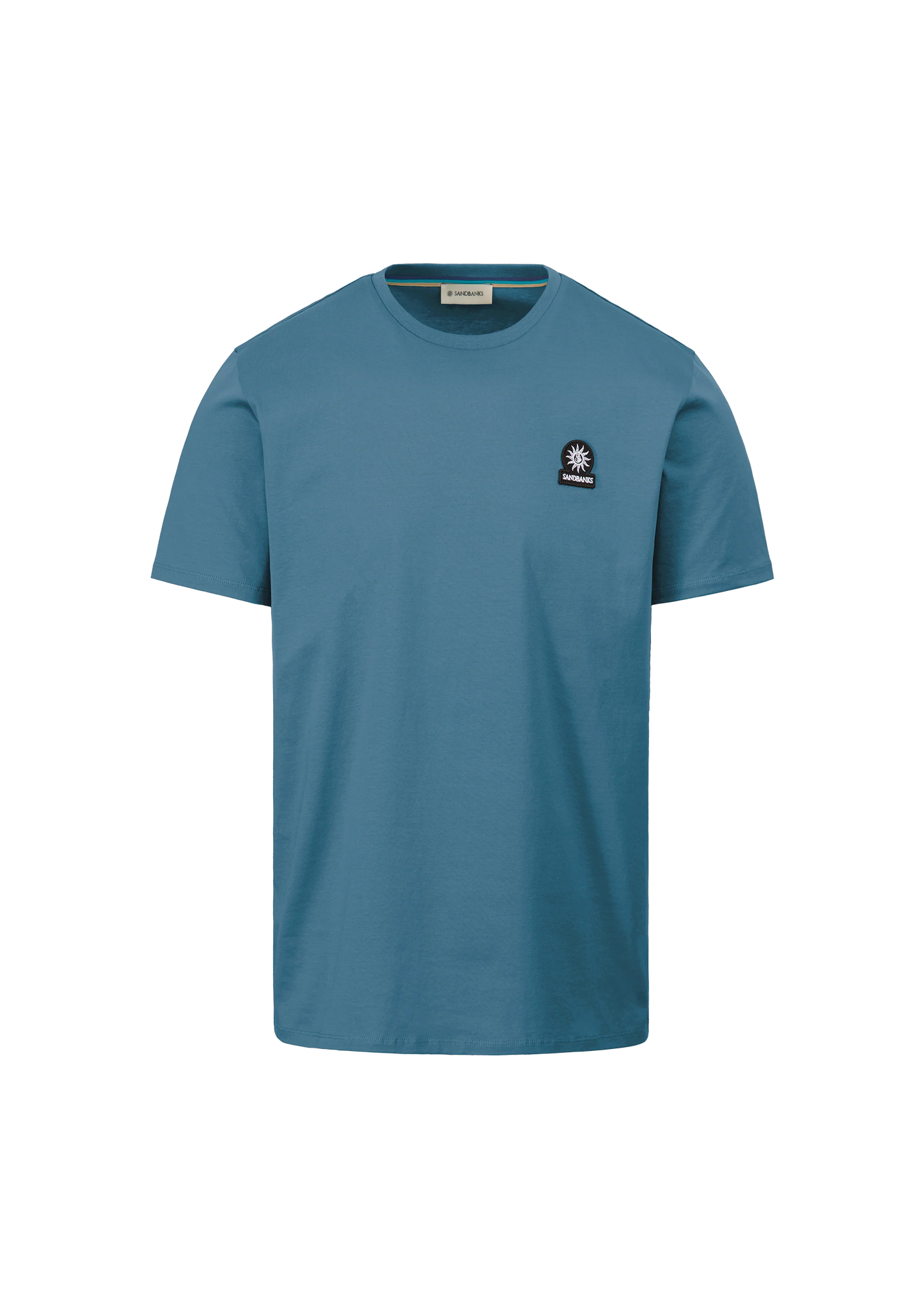 Sandbanks Badge Logo T-Shirt- teal