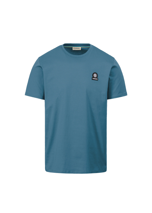 Sandbanks Badge Logo T-Shirt- teal