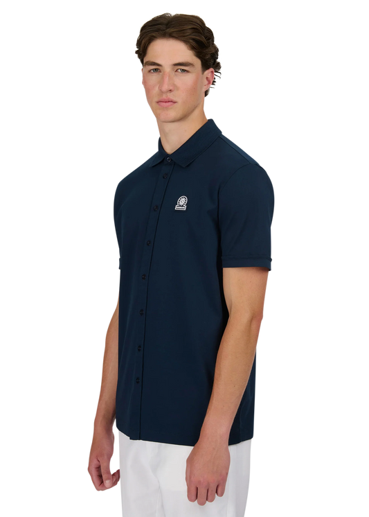 Sandbanks full button interlock polo