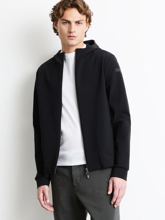RRD Navy winter light hood zip fleece
