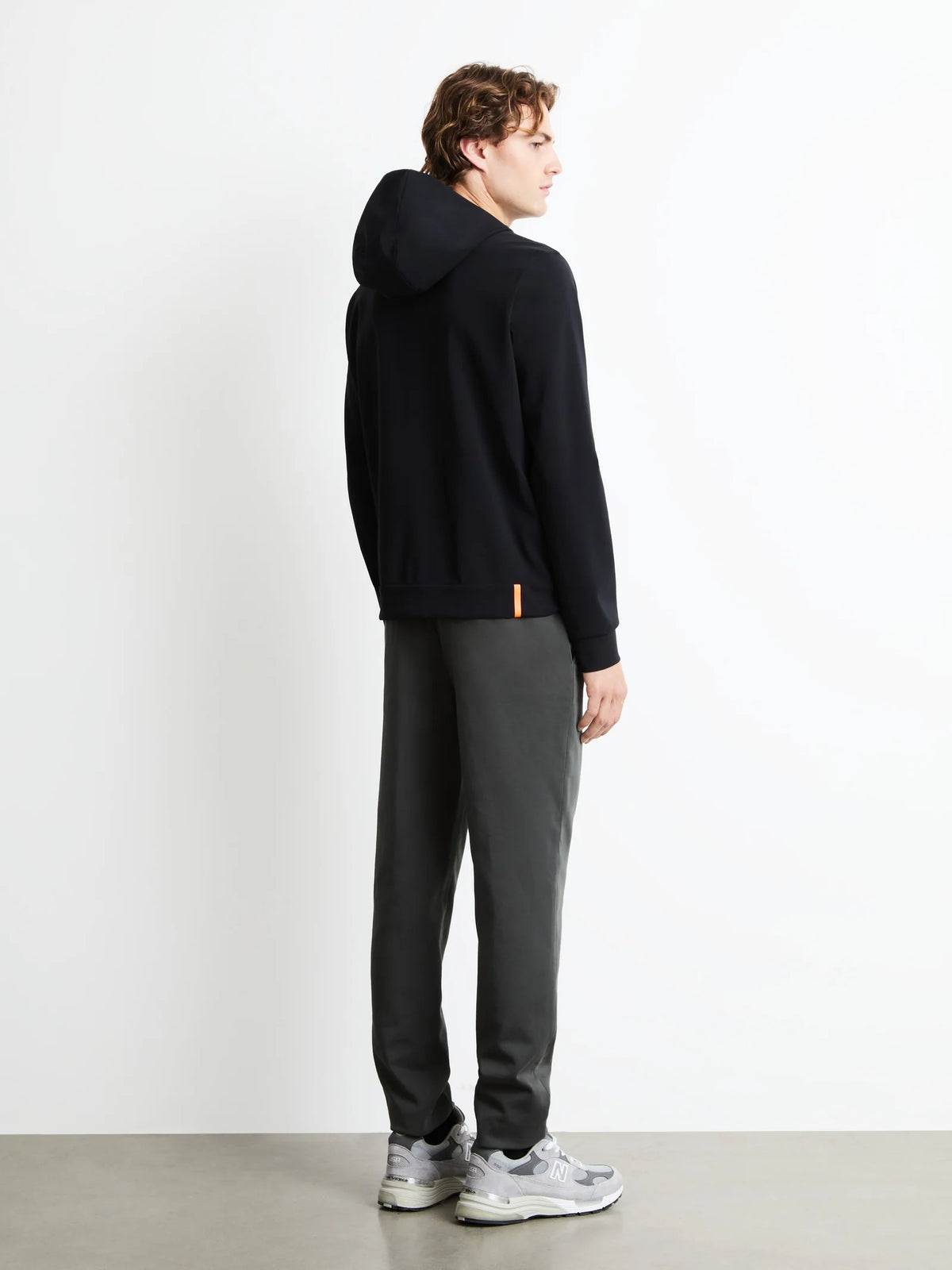 RRD Navy winter light hood zip fleece
